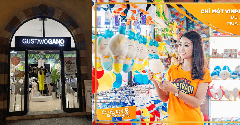 Khu phố mua sắm ở Vinwonder Nha Trang