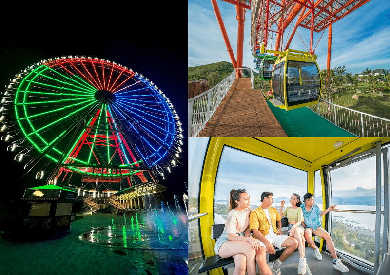 Vòng quay mặt trời ở Vinwonders Nha Trang