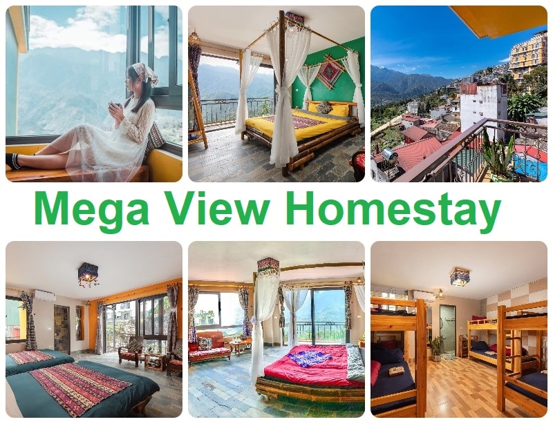 Homestay ở Sapa view núi, Mega view Homestay
