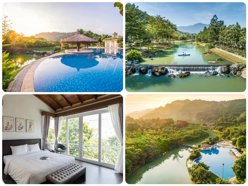Resort gần Hà Nội view đẹp, Xanh Villas Resort & Spa