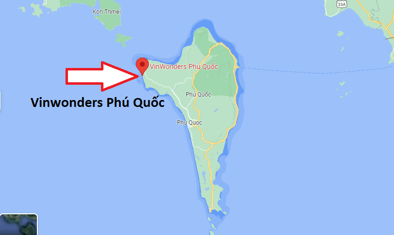 Kinh nghiệm đi Vinwonders Phú Quốc vị trí ở đâu trên bản đồ