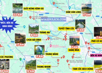 Bản đồ du lịch Ninh Bình