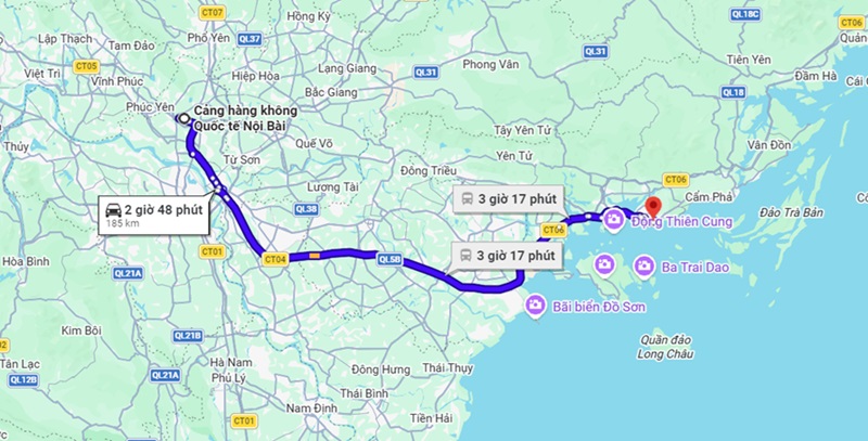 Cách di chuyển từ Sân Bay Nội Bài đến Hạ Long. Phương tiện di chuyển từ Sân Bay Nội Bài đến Hạ Long