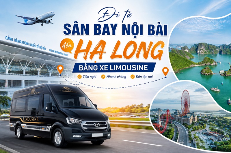 Cách di chuyển từ Sân Bay Nội Bài đến Hạ Long. Đi từ Nội Bài đến Hạ Long bằng cách nào