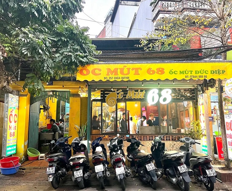 Quán ốc ở Hà Nội. Quán ốc nổi tiếng ở Hà Nội