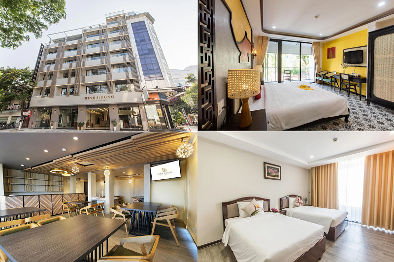 TOP khách sạn đẹp, giá rẻ gần cầu Sông Hàn Đà Nẵng tốt nhất. Khách sạn Bình Dương Đà Nẵng