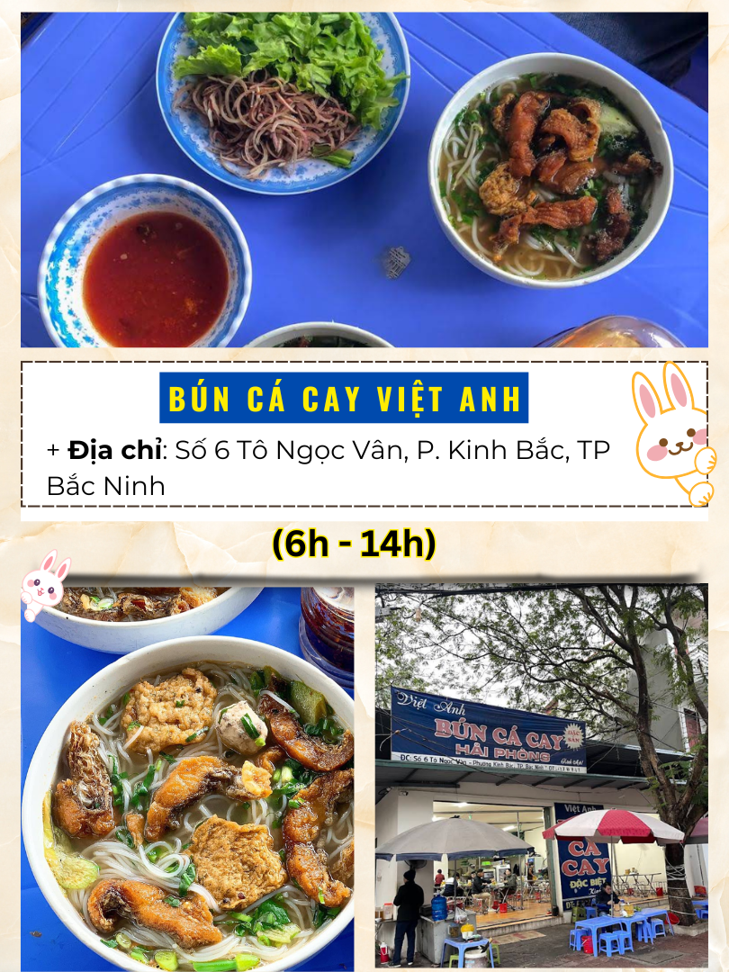 Bắc Ninh ăn quán nào ngon? Bún cá cay Việt Anh