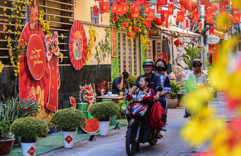 Địa điểm chụp ảnh tết ở Sài Gòn. Chụp hình tết đẹp ở SÀi Gòn