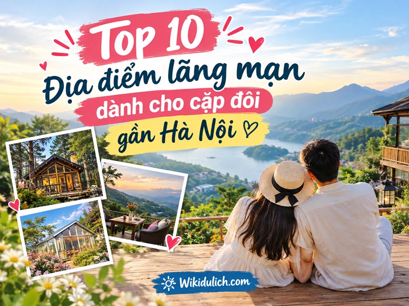 Địa điểm lãng mạn dành cho cặp đôi gần Hà Nội. Địa điểm đẹp gần Hà Nội dành cho cặp đôi