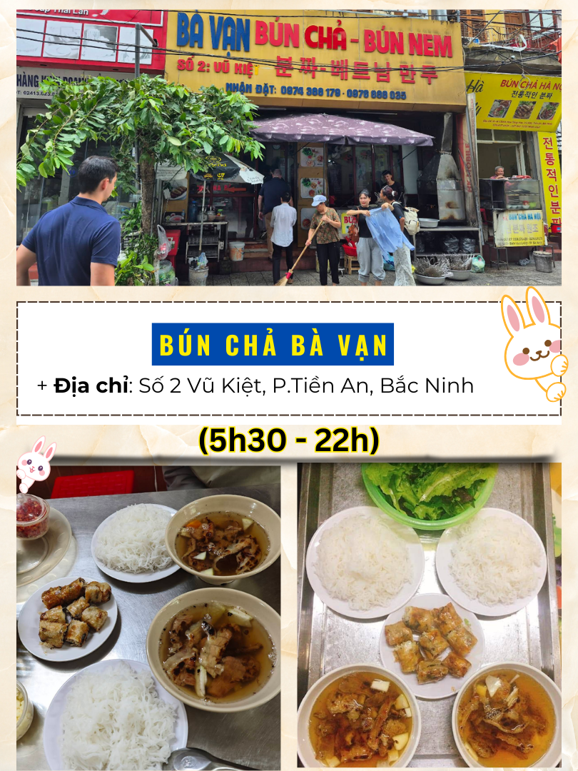 Nhà hàng, quán ăn ngon ở Bắc Ninh. Review nhà hàng, quán ăn ngon ở Bắc Ninh. Bún chả Bà Vạn