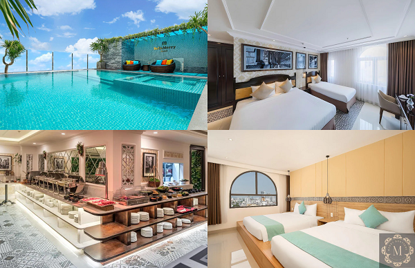 Khách sạn đẹp, giá rẻ ở Đà Nẵng nổi tiếng, gần biển. Bella Merry Hotel and Spa