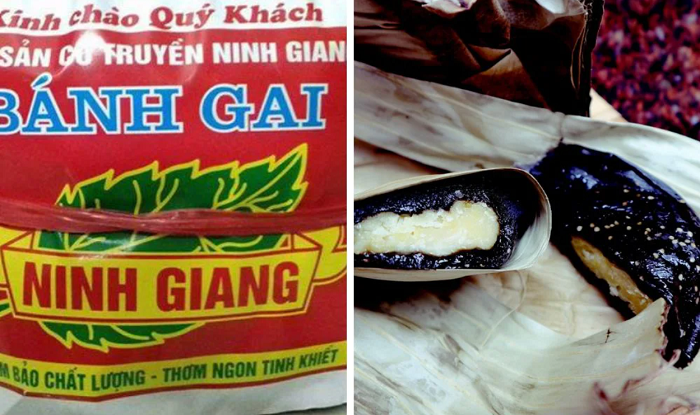 Đặc sản Hải Dương làm quà. Bánh gai Ninh Giang