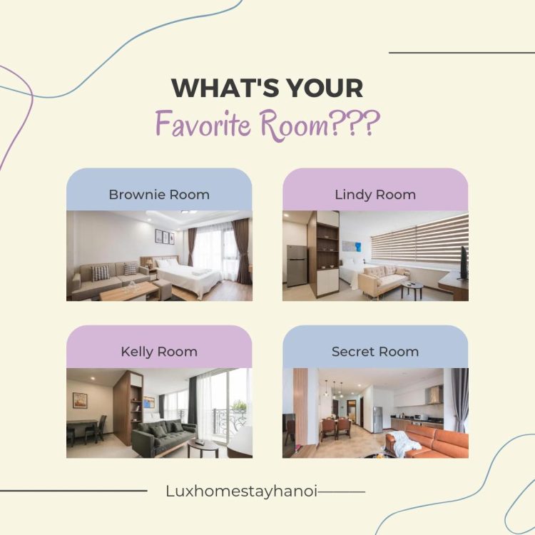 Homestay Hà Nội. Một số căn hộ của Lux Homestay