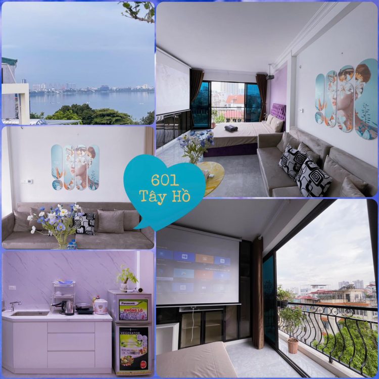 Nắng Homestay ở 601 Tây Hồ