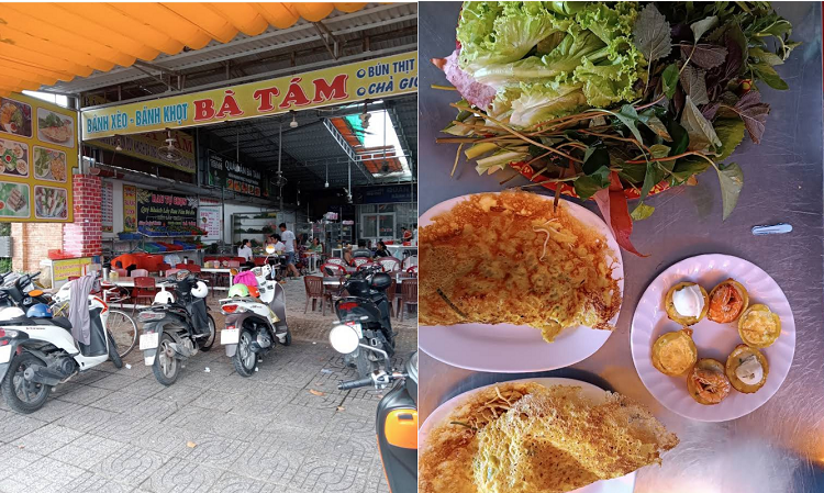 Nhà hàng, quán ăn ngon giá rẻ, nổi tiếng ở Tay Ninh. Bánh xèo bánh khọt Bà Tám