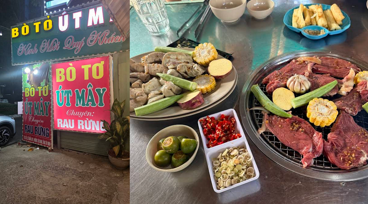 Nhà hàng, quán ăn ngon giá rẻ nổi tiếng ở Tây Ninh. Bò tơ Út Mây Tây Ninh