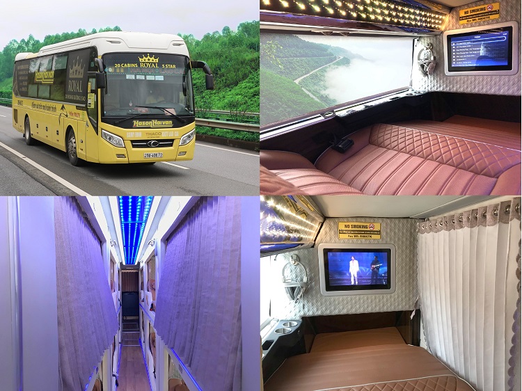 Các hãng xe khách giường nằm Hà Nội  Sapa uy tín, chất lượng. Futa Hà Sơn Hải Vân Sapa