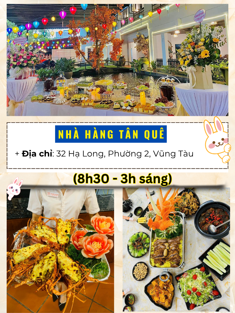 Địa điểm ăn uống Hưng Yên ngon rẻ. Nhà hàng Tân Quê