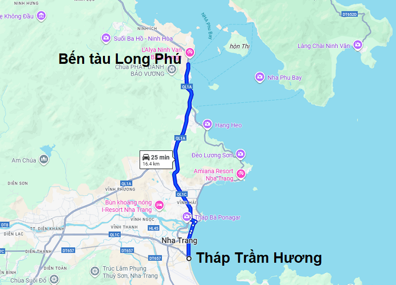 Hướng dẫn đường đi đến đảo Hoa Lan Nha Trang