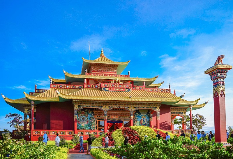 Review, kinh nghiệm đi Samten Hills Đà Lạt. Nhà trưng bay Samten Ling