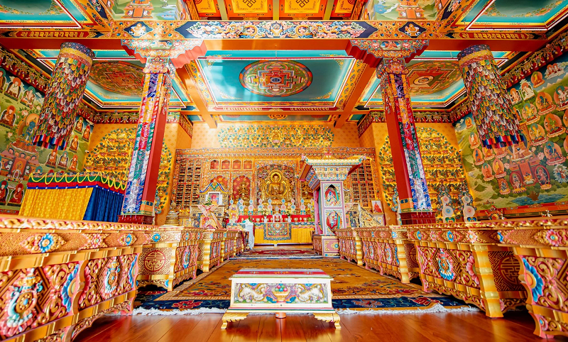 Review, kinh nghiệm đi Samten Hills Đà Lạt. Nhà trưng bay Samten Ling