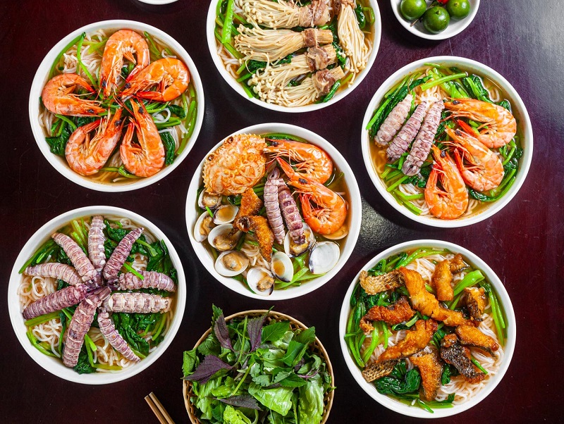 Quán bún hải sản ngon, nổi tiếng ở Hà Nội. Ăn bún hải sản ở đâu Hà Nội? Quán bà Thảo