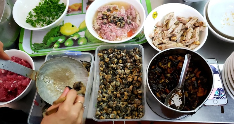 Quán bún ốc ở Hà Nội. Quán bún ốc ngon ở Hà Nội