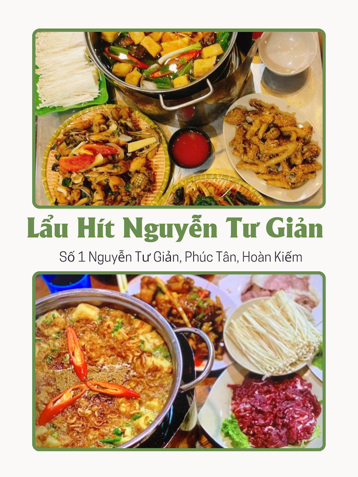 Lẩu HÍT Nguyễn Tư Giản. Quán lẩu ngon nhất Hà Nội