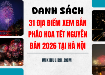 Địa điểm xem bắn pháo hoa ở Hà Nội tết âm lịch 2026