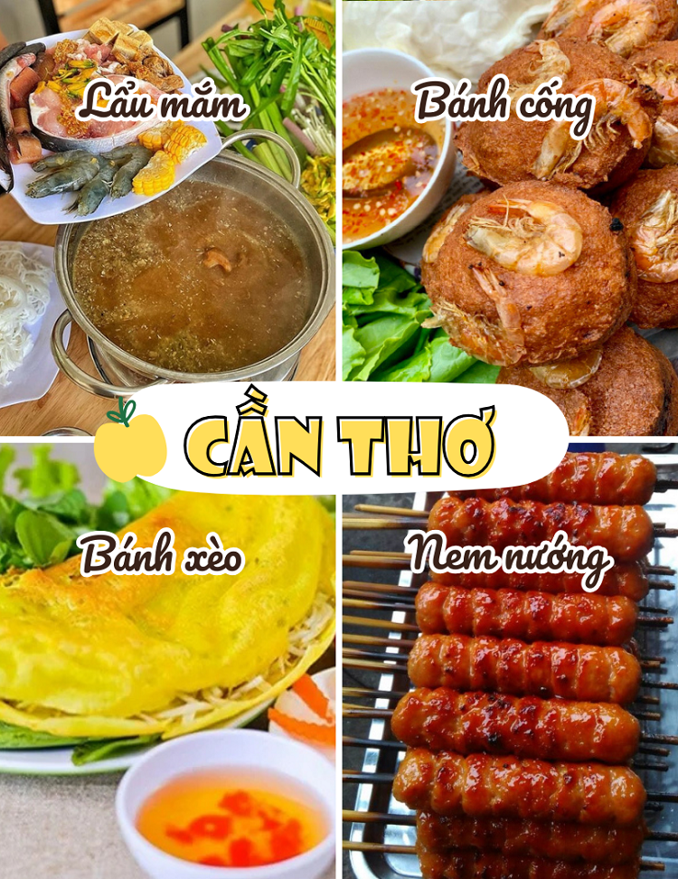 TOP món ăn ngon đặc sản miền Nam Việt Nam. Cần Thơ