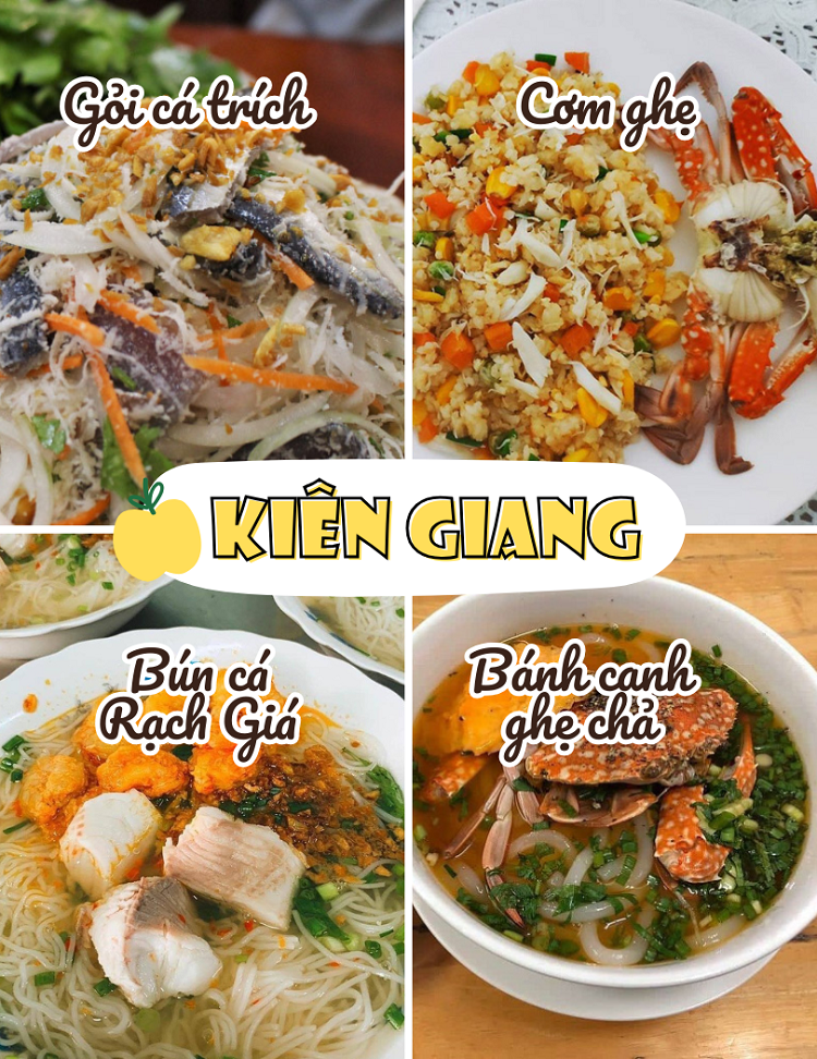 TOP món ăn ngon đặc sản miền Nam Việt Nam. Kiên Giang