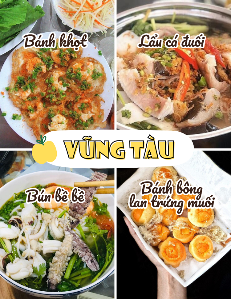 TOP món ăn ngon đặc sản miền Nam Việt Nam. Vũng Tàu