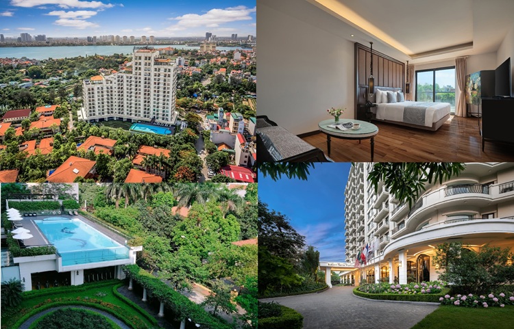 Danh sách các khách sạn 5 sao cao cấp ở Hà Nội. Hà Nội có khách sạn 5 sao nào cao cấp? Elegant Suites Hồ Tây