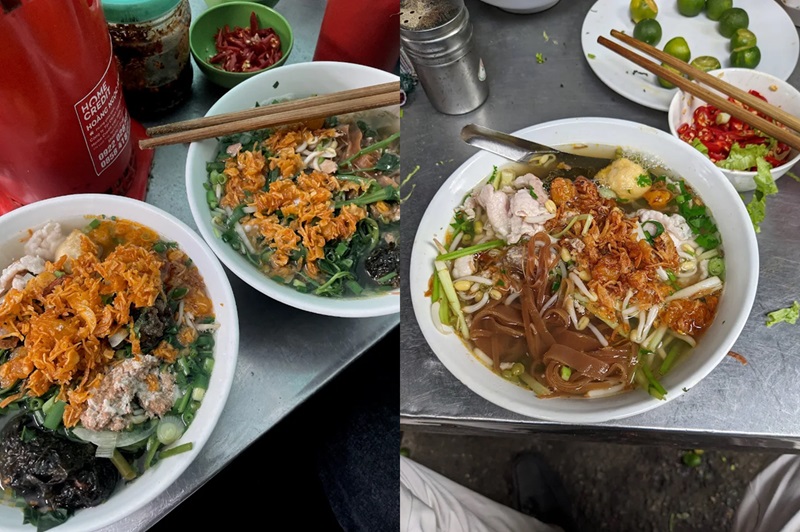 Quán bánh đa cua ở Hải Phòng. Quán bánh đa cua nổi tiếng Hải Phòng
