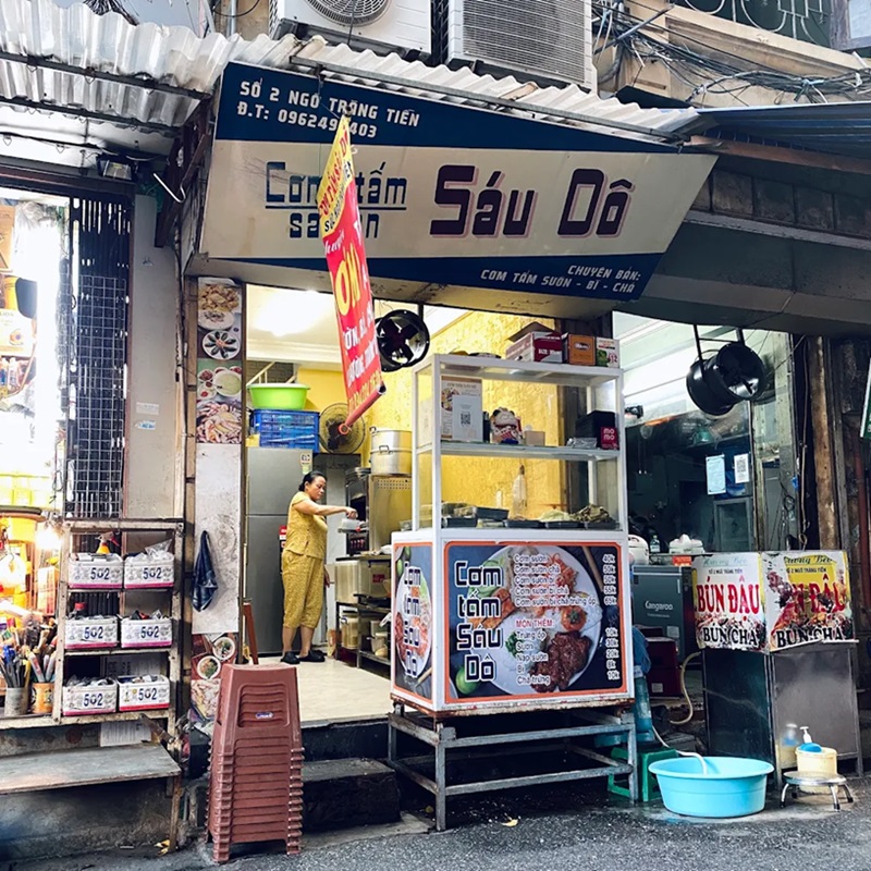 Quán cơm tấm ở Hà Nội. Quán cơm tấm ngon rẻ ở Hà Nội