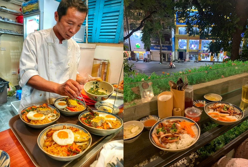 Quán cơm tấm ở Hà Nội. Quán cơm tấm nổi tiếng ở Hà Nội