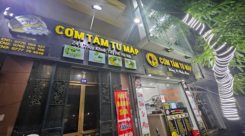 Quán cơm tấm ở Hà Nội. Quán cơm tấm ngon rẻ ở Hà Nội