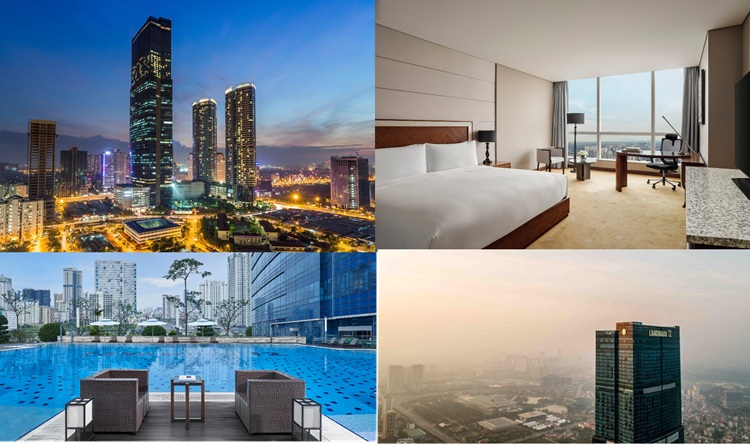 Danh sách các khách sạn 5 sao cao cấp ở Hà Nội. Hà Nội có khách sạn 5 sao nào cao cấp? InterContinental Hanoi Landmark72 By IHG