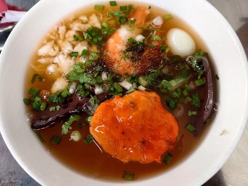 Quán bánh cạnh ghẹ ở Vũng Tàu. Quán bánh canh ghẹ nổi tiếng Vũng tàu