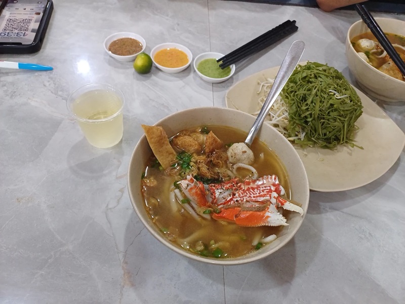Quán bánh canh ghẹ ngon rẻ ở Vũng Tàu. Quán bánh canh ghẹ ở Vũng Tàu