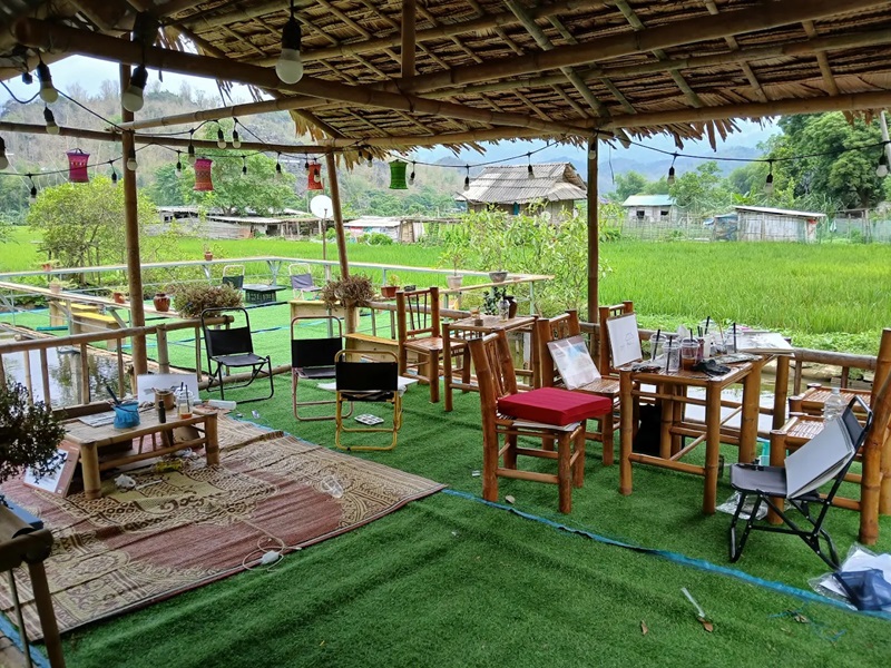 Quán cafe ở Mai Châu. Quán cafe view đẹp ở Mai Châu